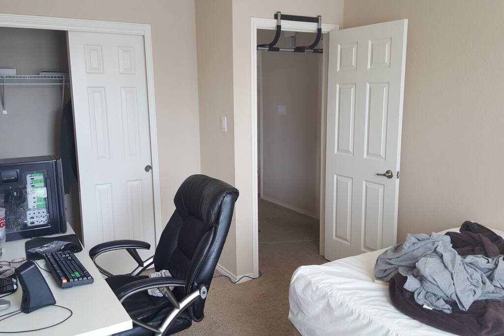 Desk and Bed