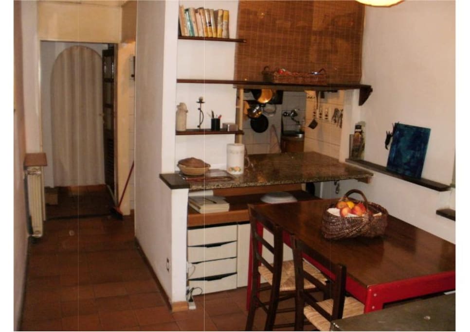 Dining and kitchen