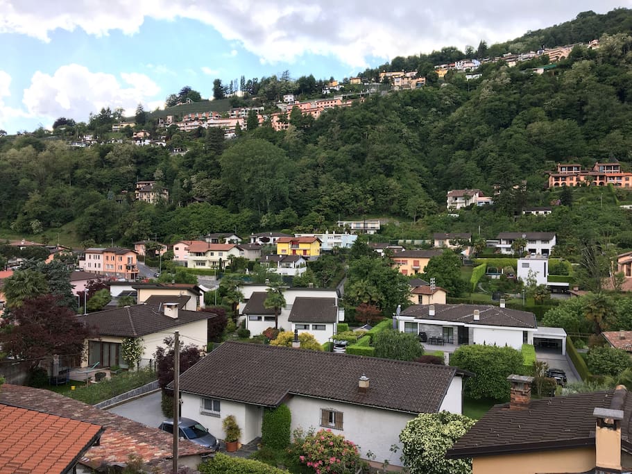 Vista ovest dalla terrazza