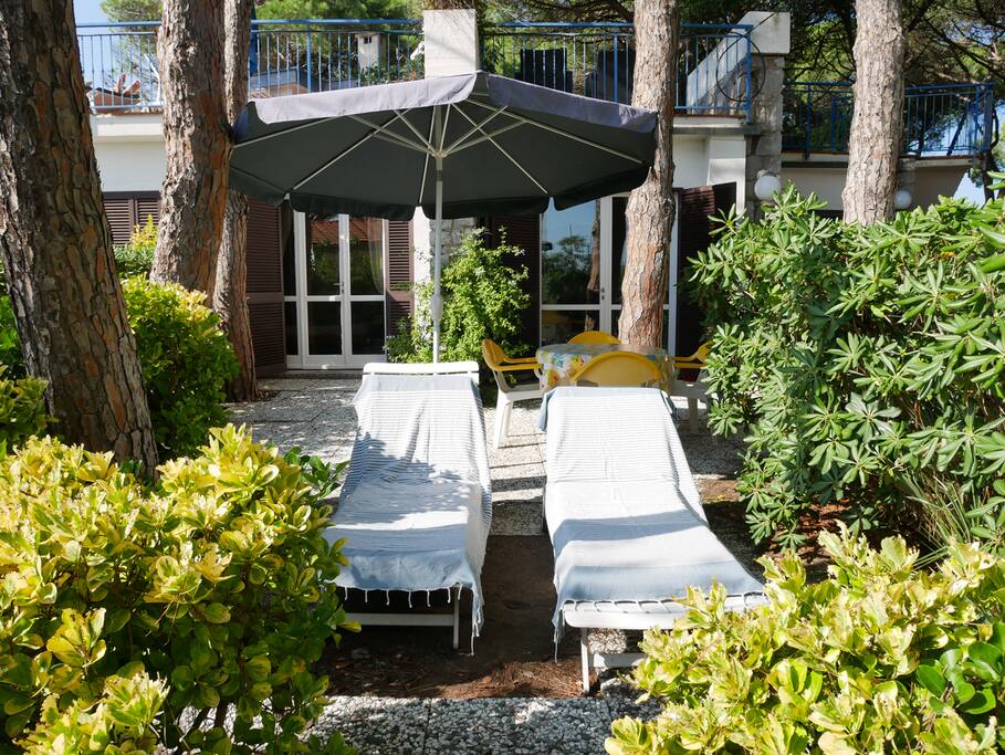 giardino privato lato mare