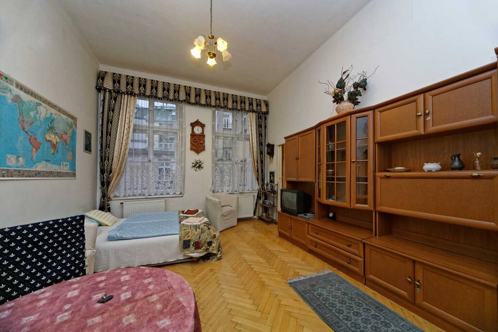 living room / first bedroom