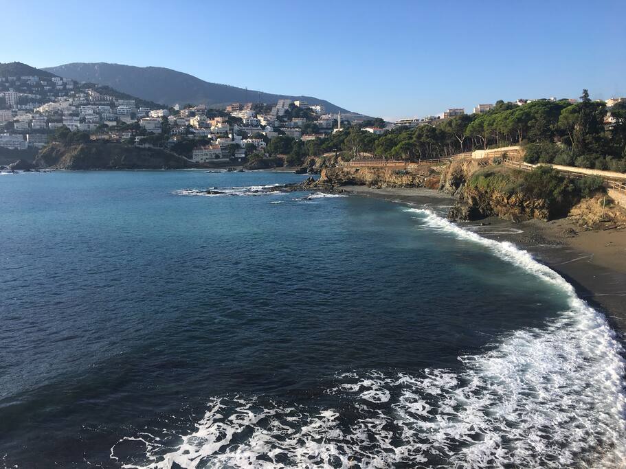 La Farella beach with 3 beach areas
