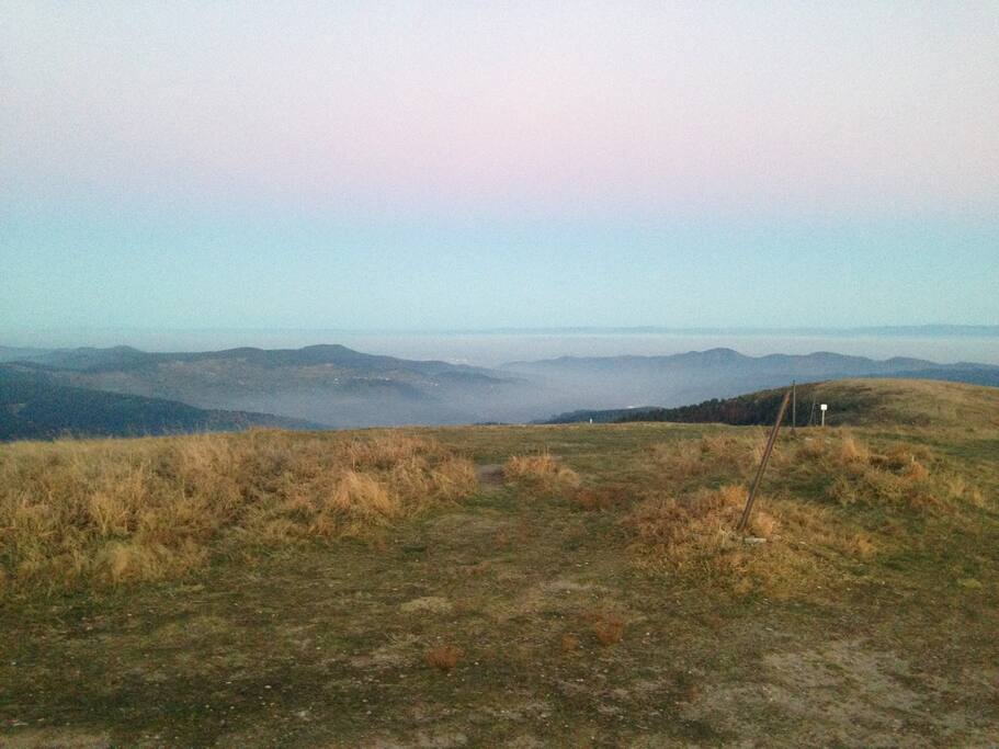 Vue de la vallée (Sommet du Hohneck)