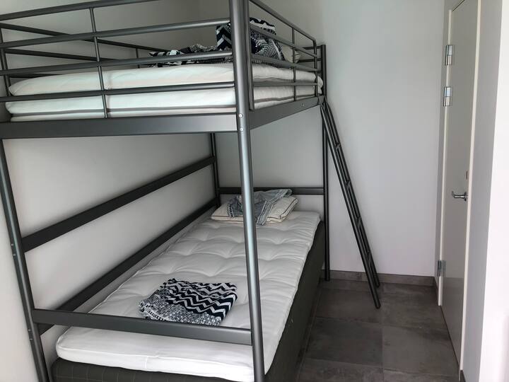 Bunkbed in the poolhouse. 2*90*200 beds. 