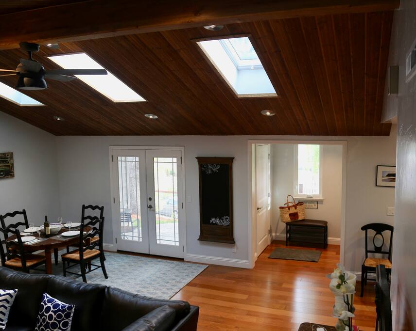 skylights throughout