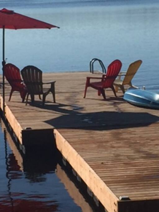 Swim off the dock