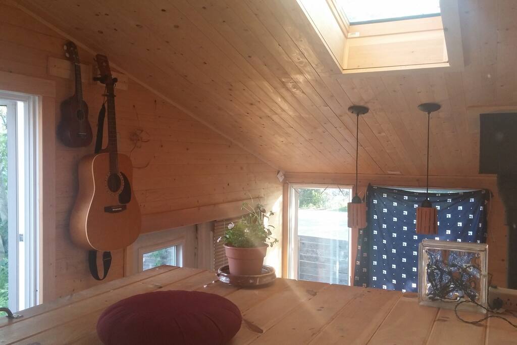 The view from the loft