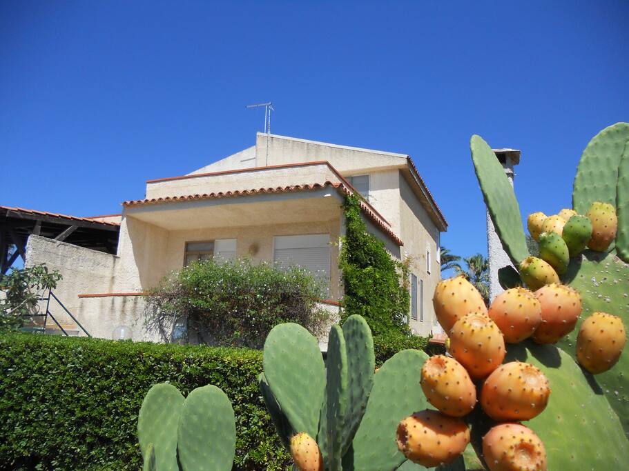 La villetta vista dal giardino