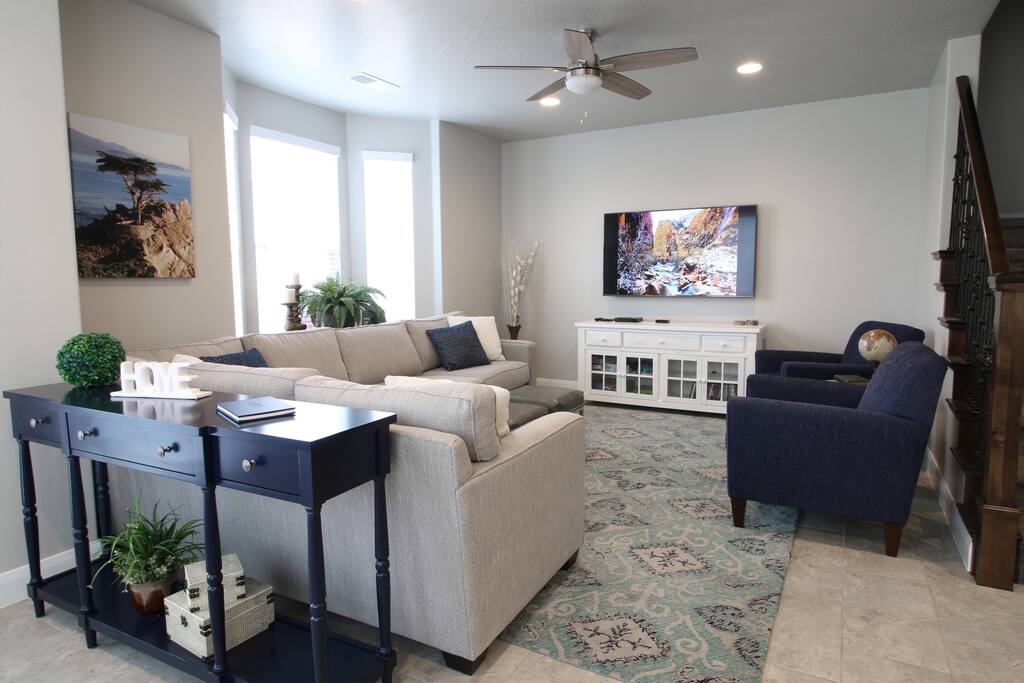Comfortable Seating, Games, and DVD Collection
