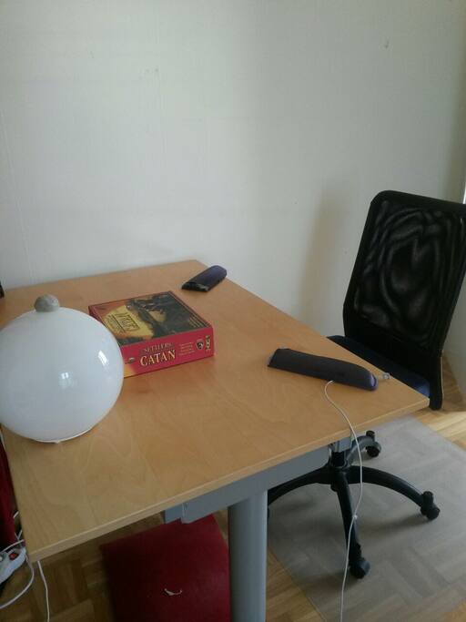 Standing work desk.