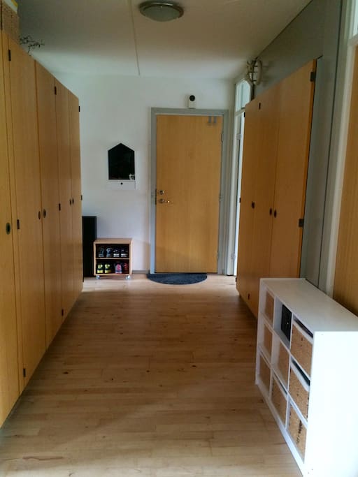 Hallway and closet space