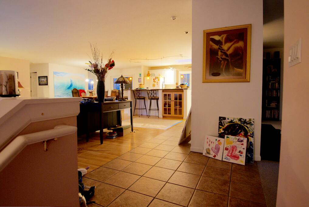 Spacious but cosy.