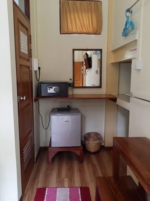 Refridgerator & Safe