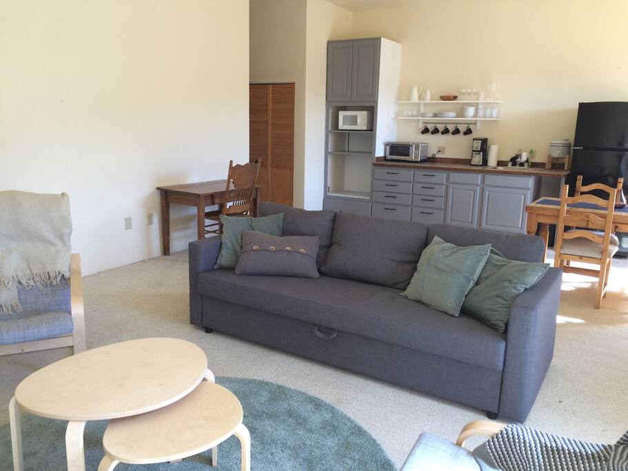 Open plan living/dining/kitchenette