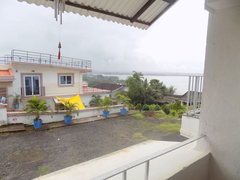 View of the Arabian sea from the Villa