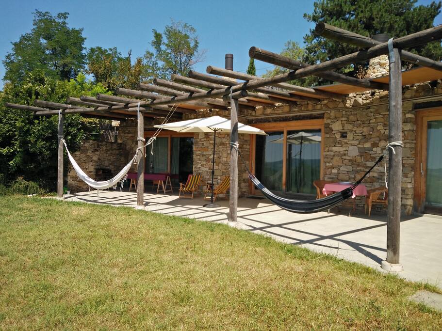 Veranda and the private garden Just in front of it.
