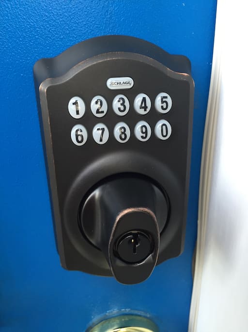 Keyless entry for your convenience. No looking for keys!