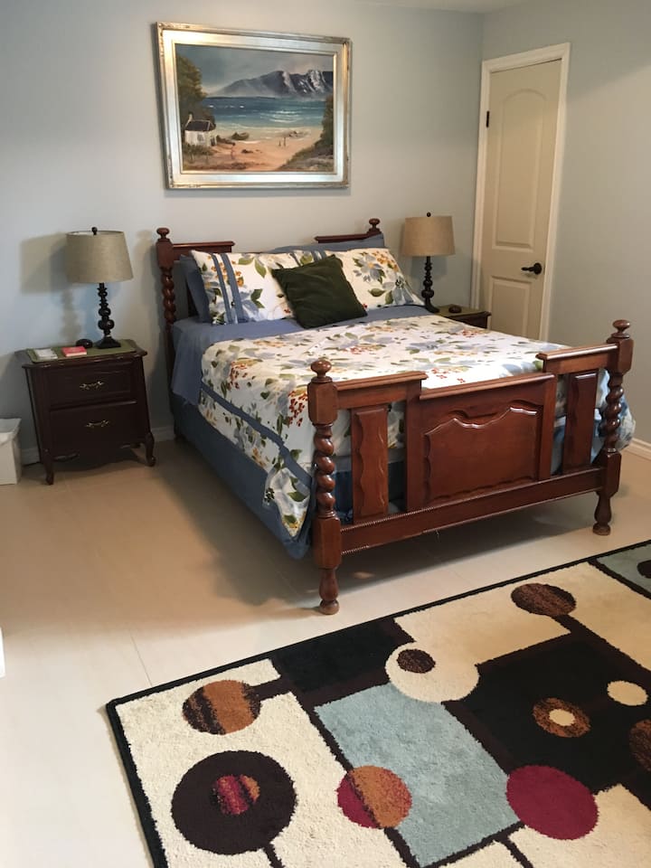 René's Walk-out suite,  near the Rocky Mountains