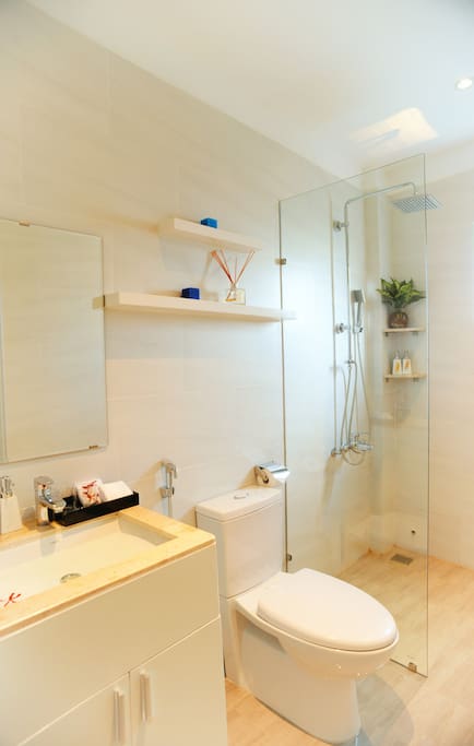 Clean bathroom
