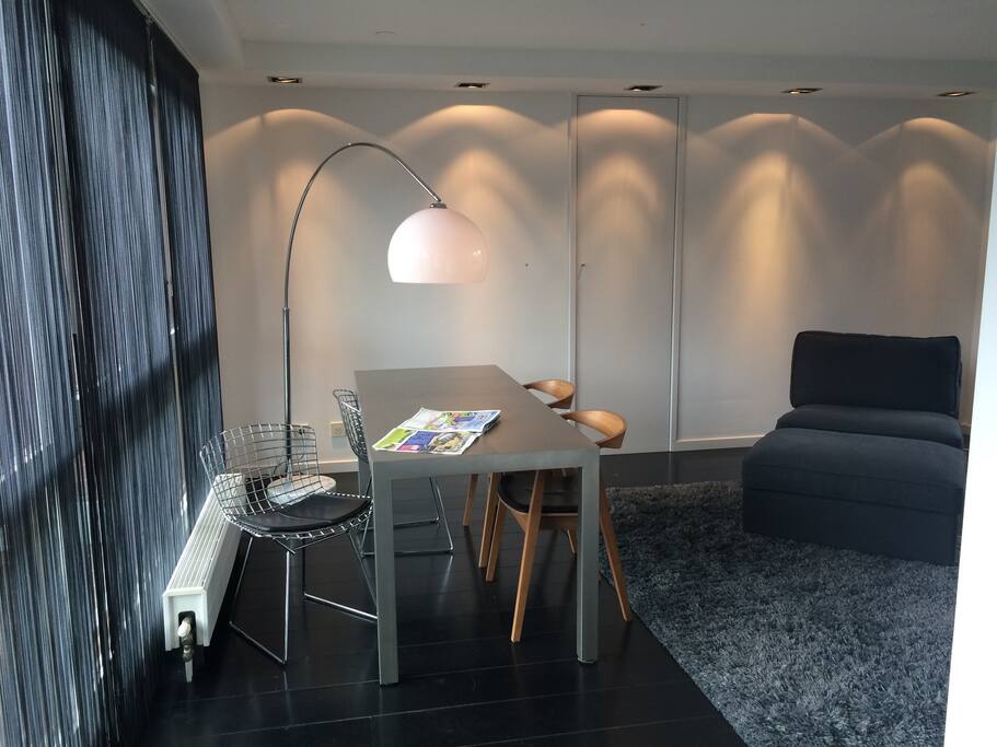The living room on the first floor..