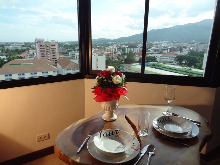 .. a stunning view and ..