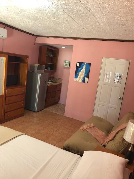 Our studio on the Caribbean Sea