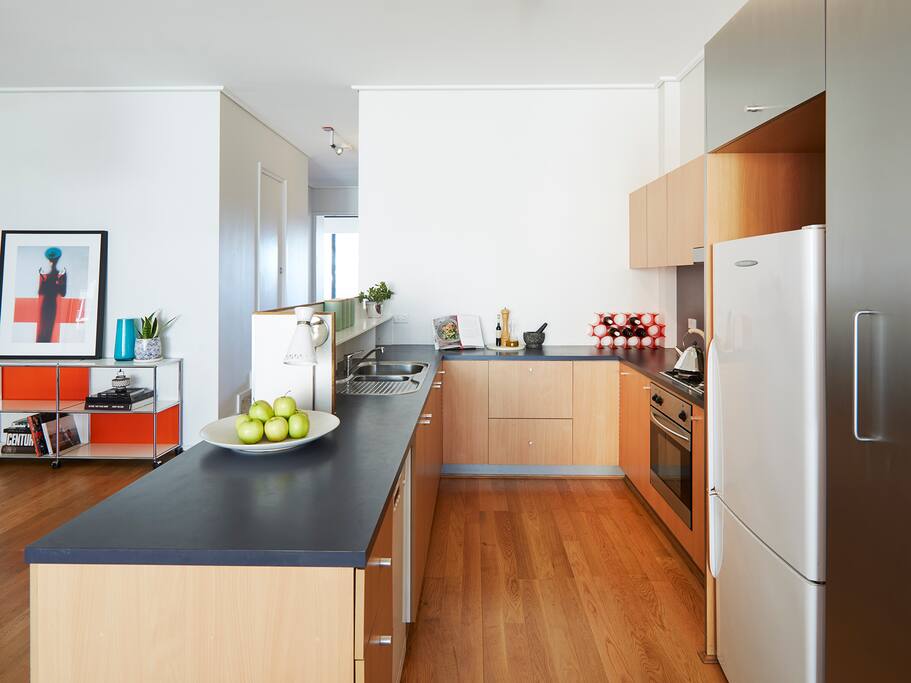 Fully equipped kitchen