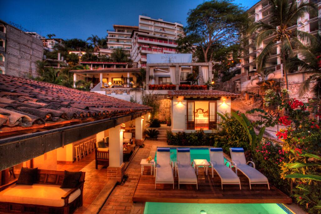 An evening in paradise just to relax.