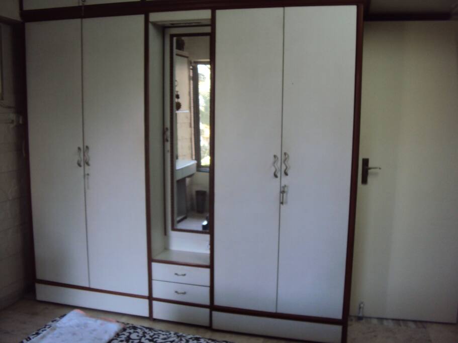 Bedroom with one cupboard