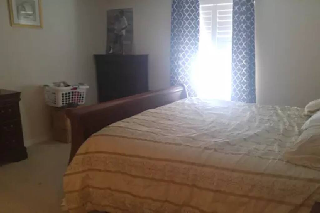 Fully furnished master bedroom