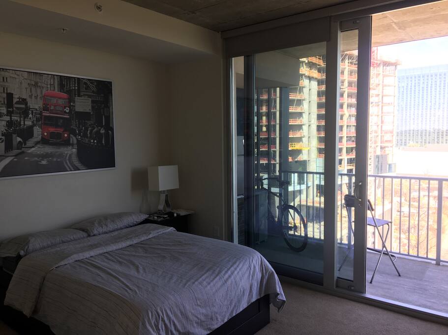 Master Bedroom with Downtown view