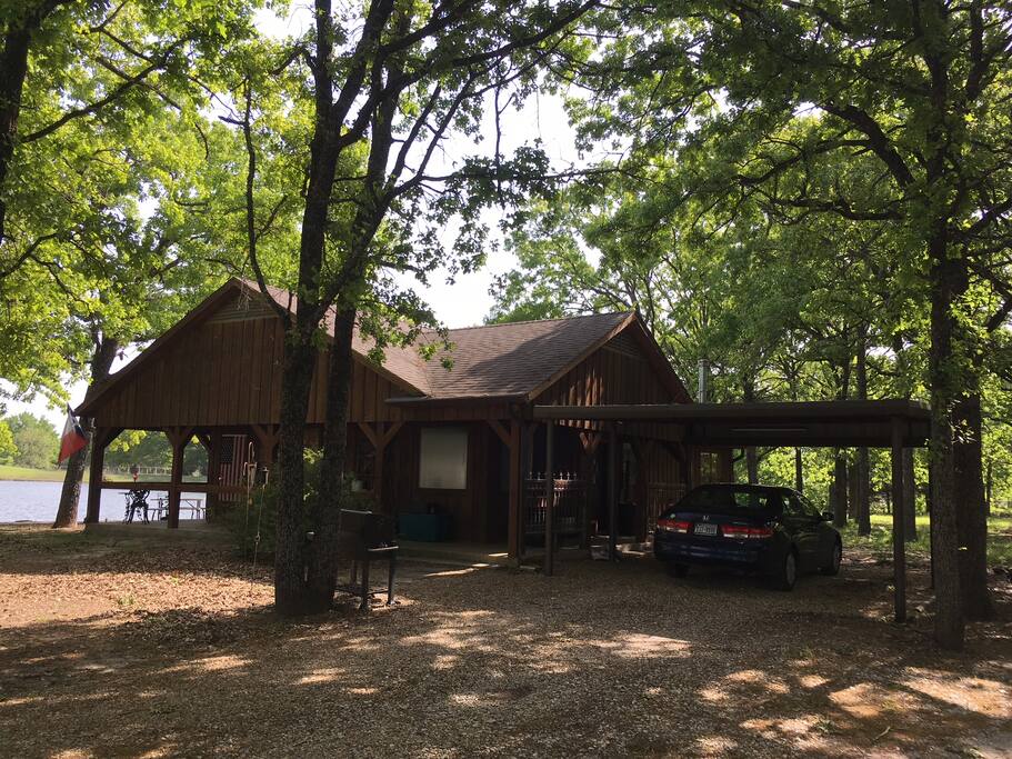 The cabin as you pull up! Welcome!