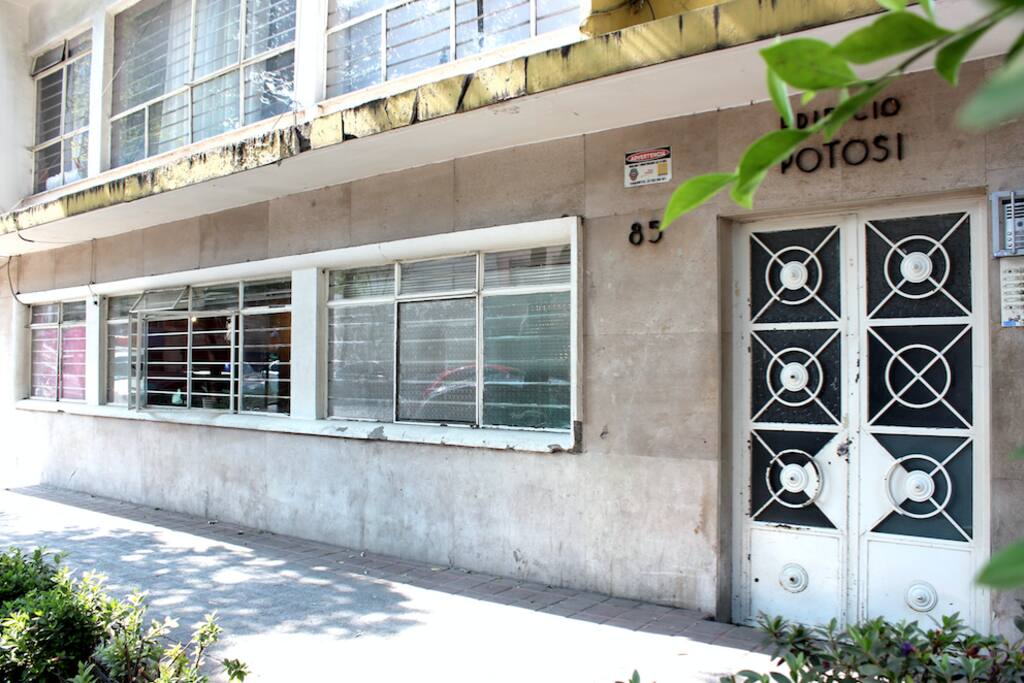 The apartment is located on super central block that somehow manages to be leafy and peaceful