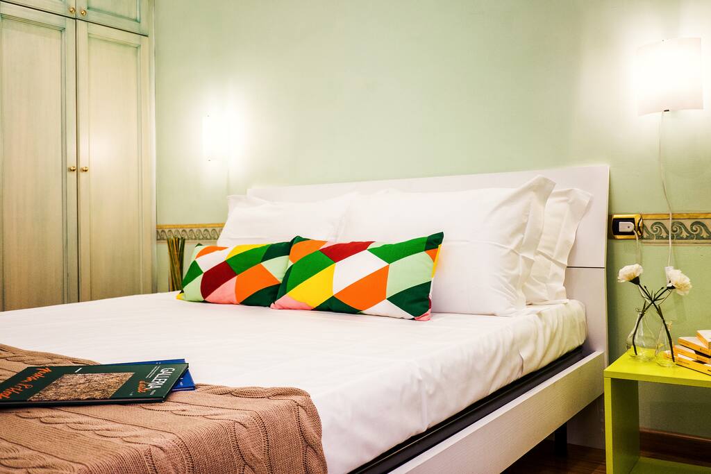 Master bedroom, coloured as every room of the house