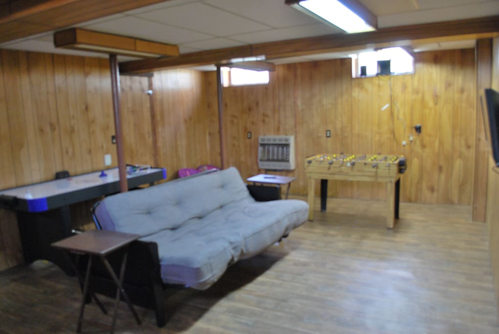 Futon opens// game room