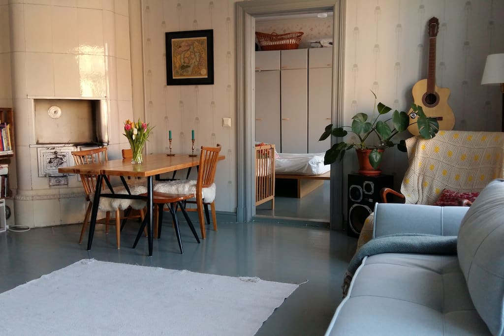 Living room view to bedroom