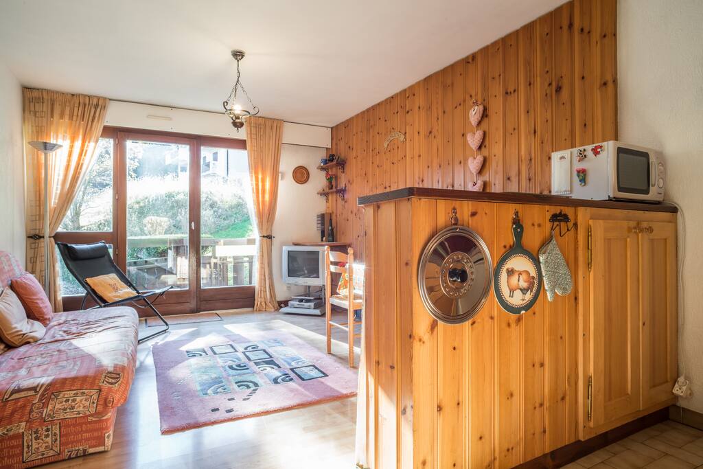 View from the entrance to the living room