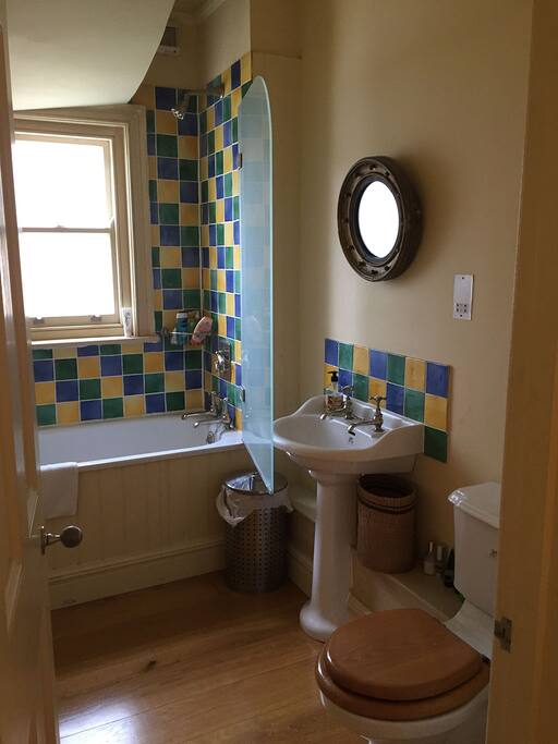 Private bathroom with Large Bath and power shower