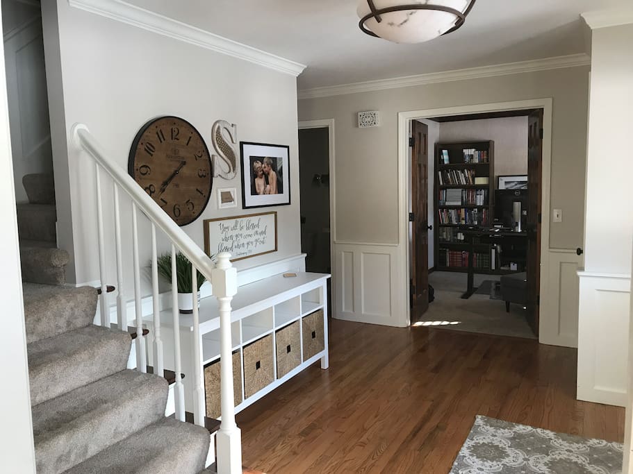 Entry way and office