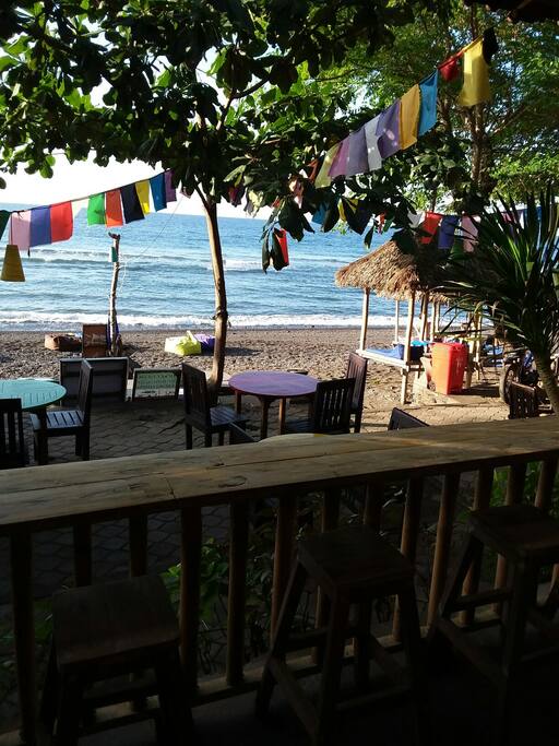 Beach and Restaurant