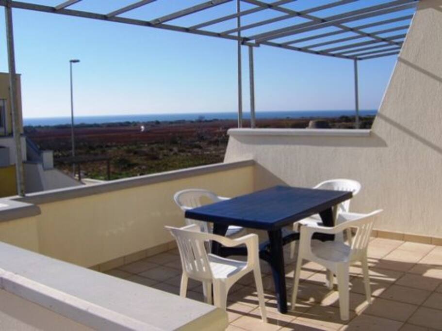 Veranda vista mare