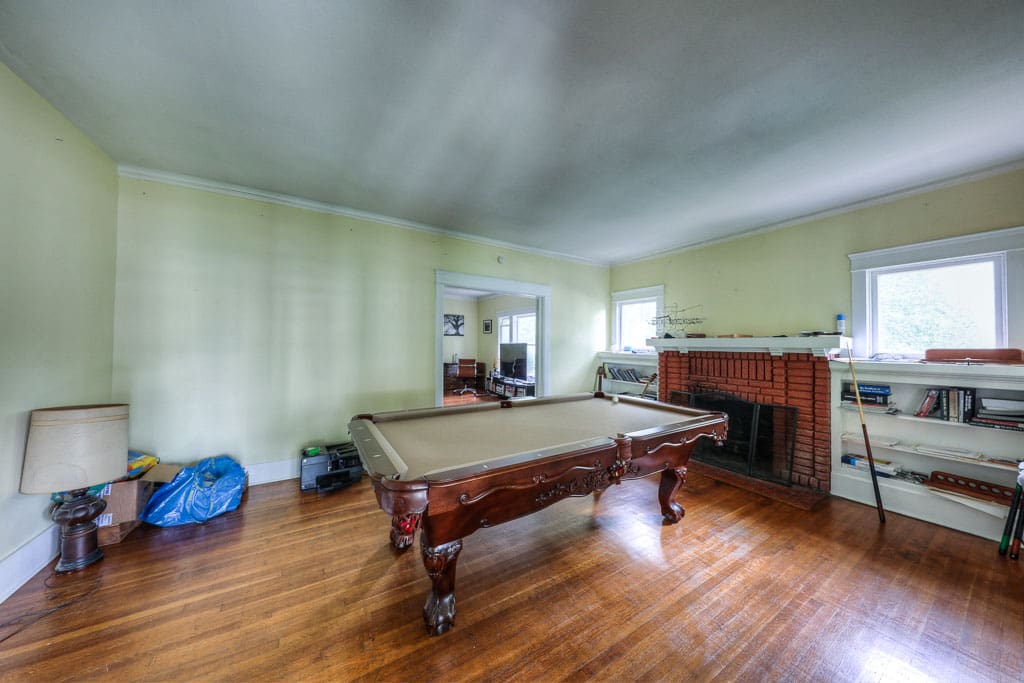 Inside Living Room (Note pool table is no longer there)