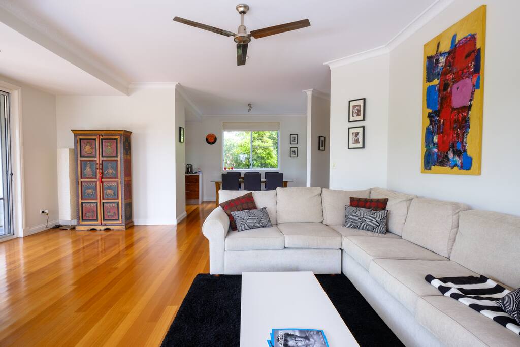 Open plan living area