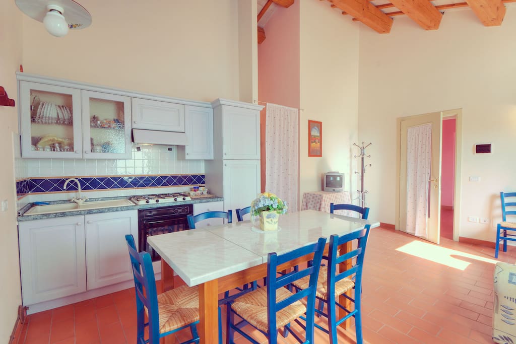 Cucina e soggiorno