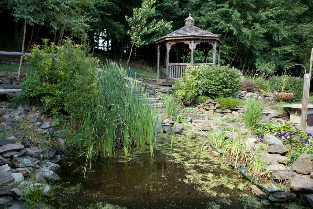 Garden Pond and Gazebo