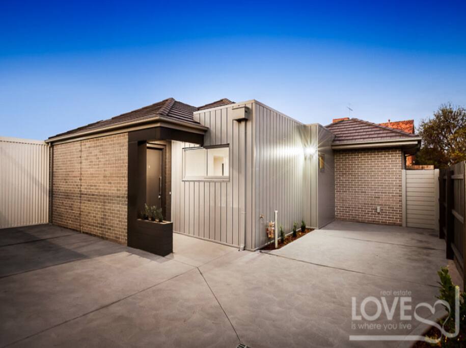 Situated at the back of a quiet block