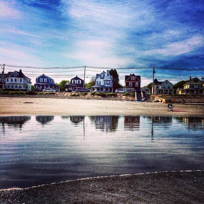 View of our home while its low tide
