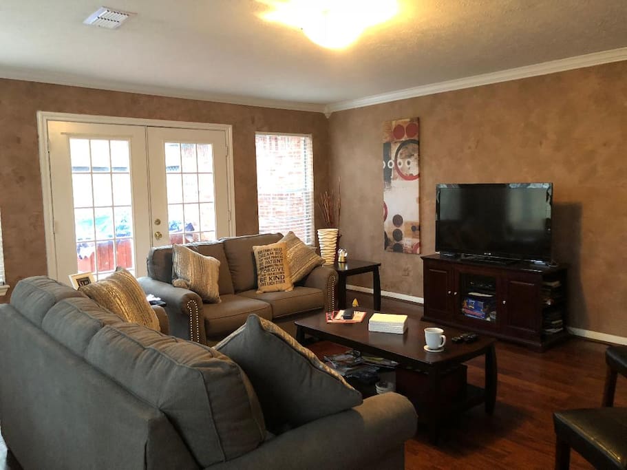 TV and living room