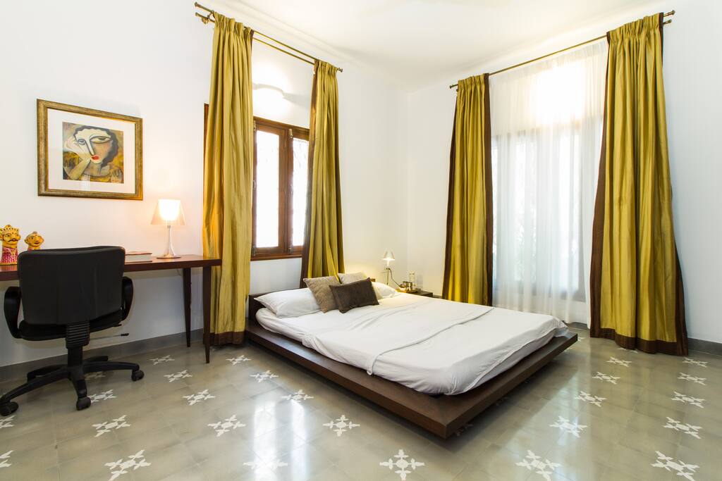 Large bedroom with study table