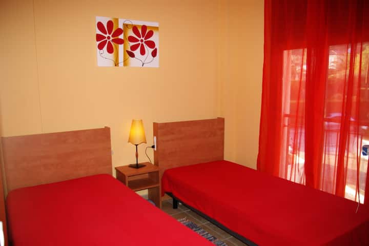 Chambre deux lits